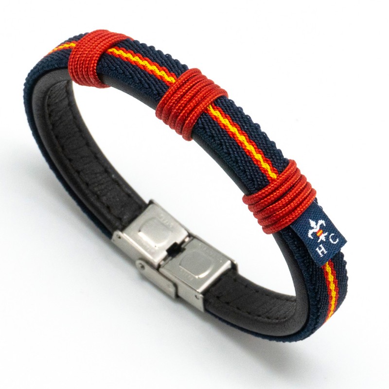 PULSERA WAKE UP AZUL MARINO/ BANDERA COLORES