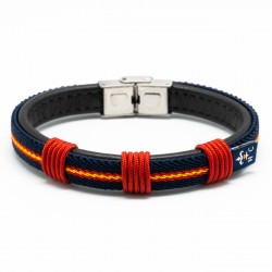 PULSERA WAKE UP AZUL MARINO/ BANDERA COLORES